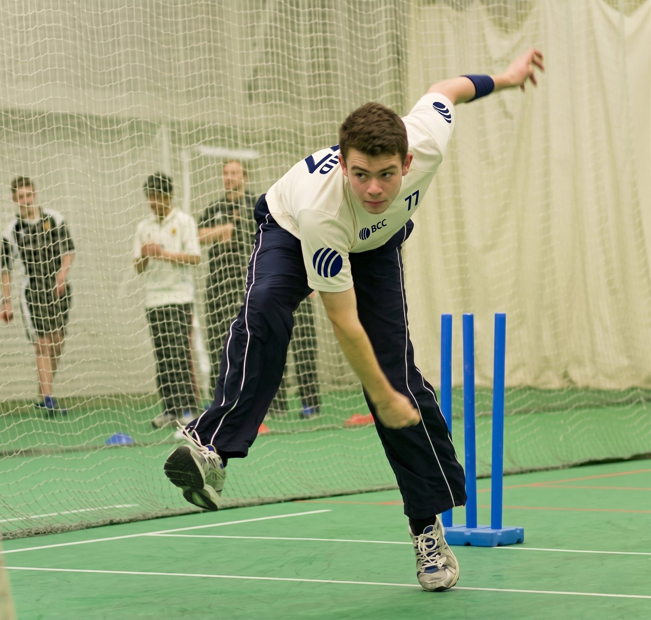 Group of players of all ages enjoying cricket training at BCC Brisbane